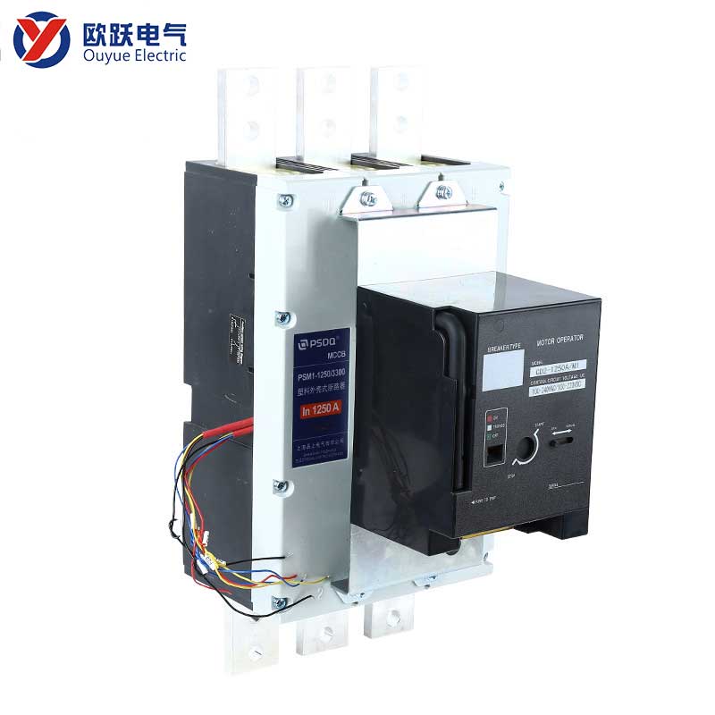 1250A 3P MCCB le Oibreoir Leictreach