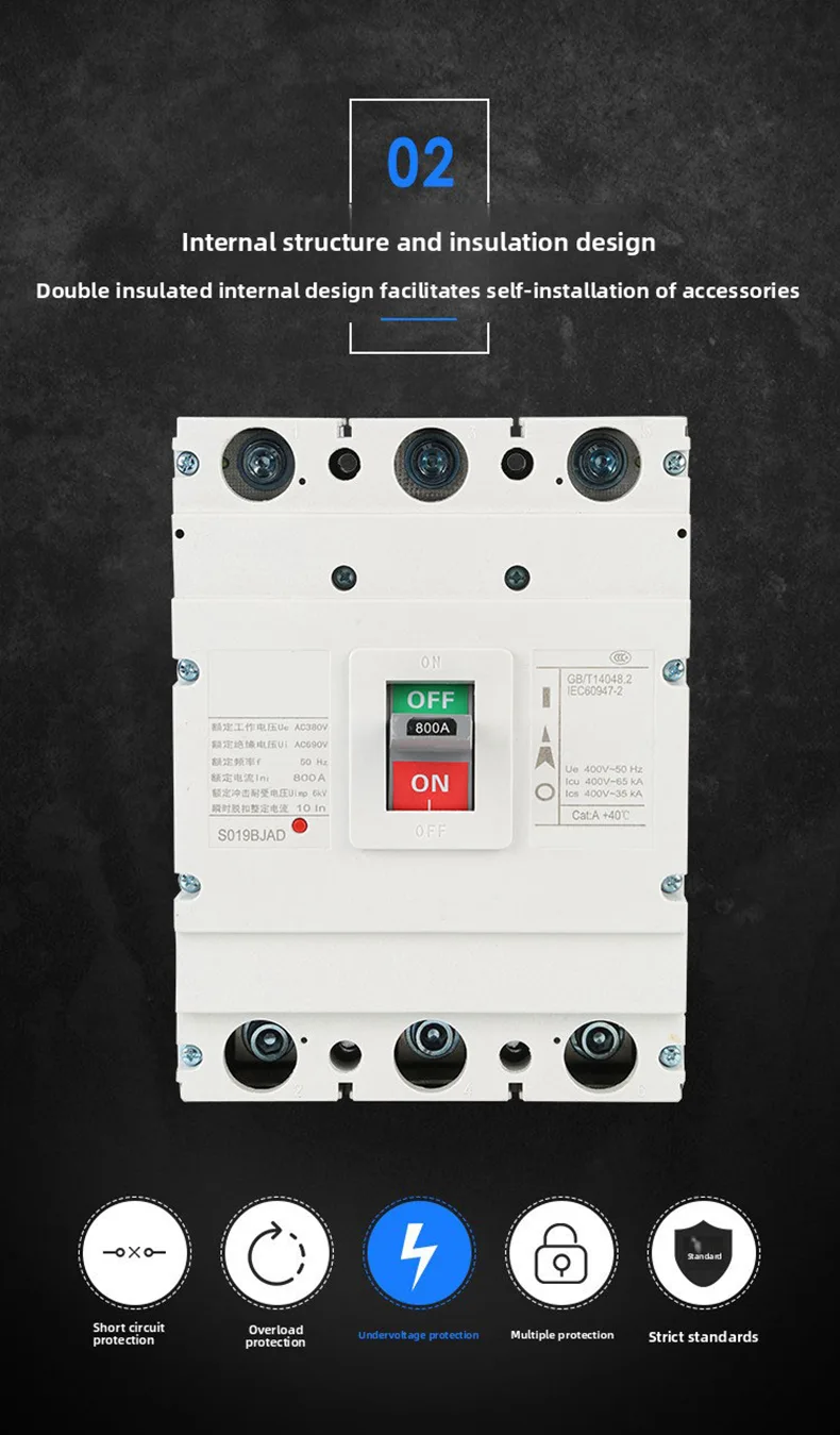 Enclosed Circuit Breaker 125A 3P